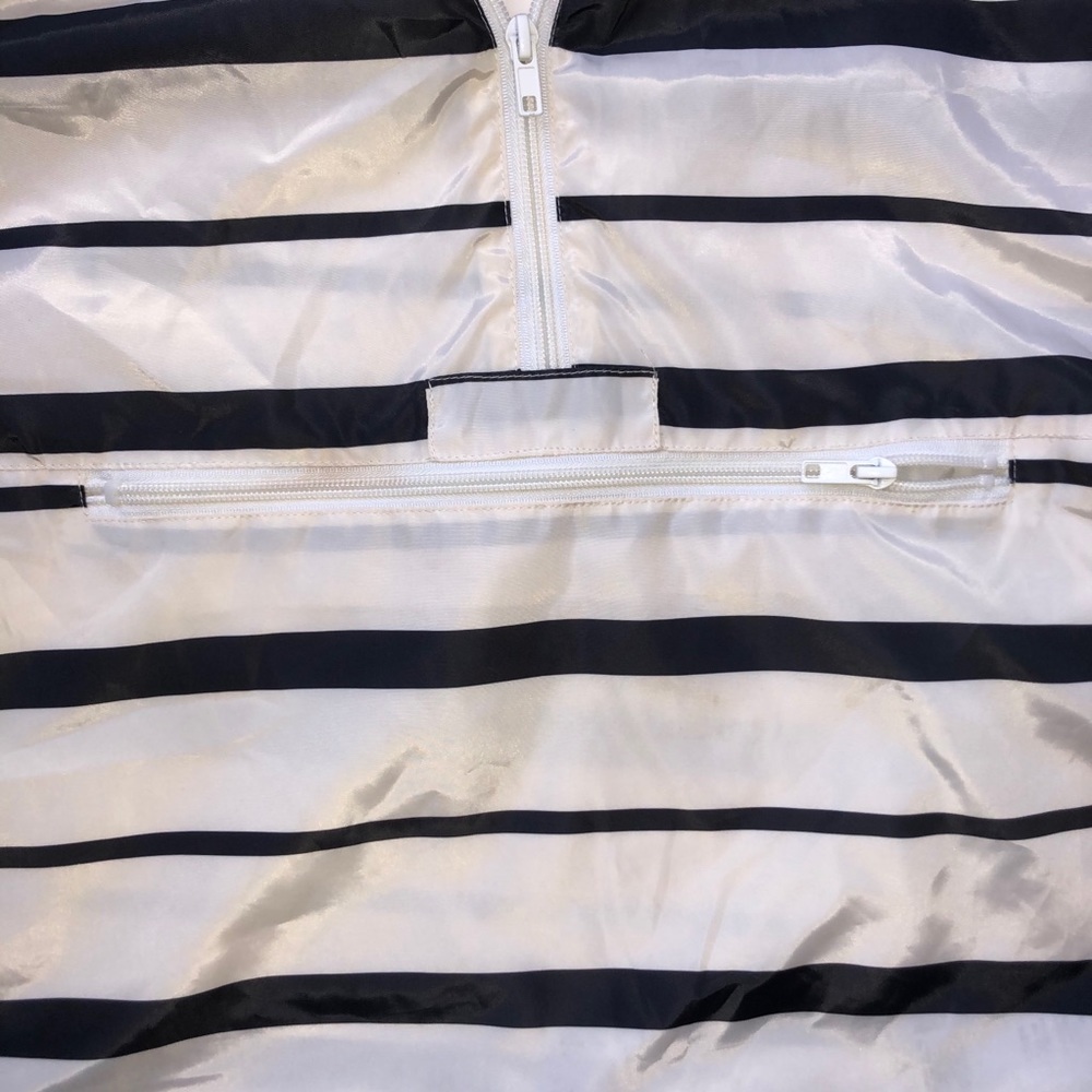 Thread & Supply Striped Pullover Windbreaker M - image 7
